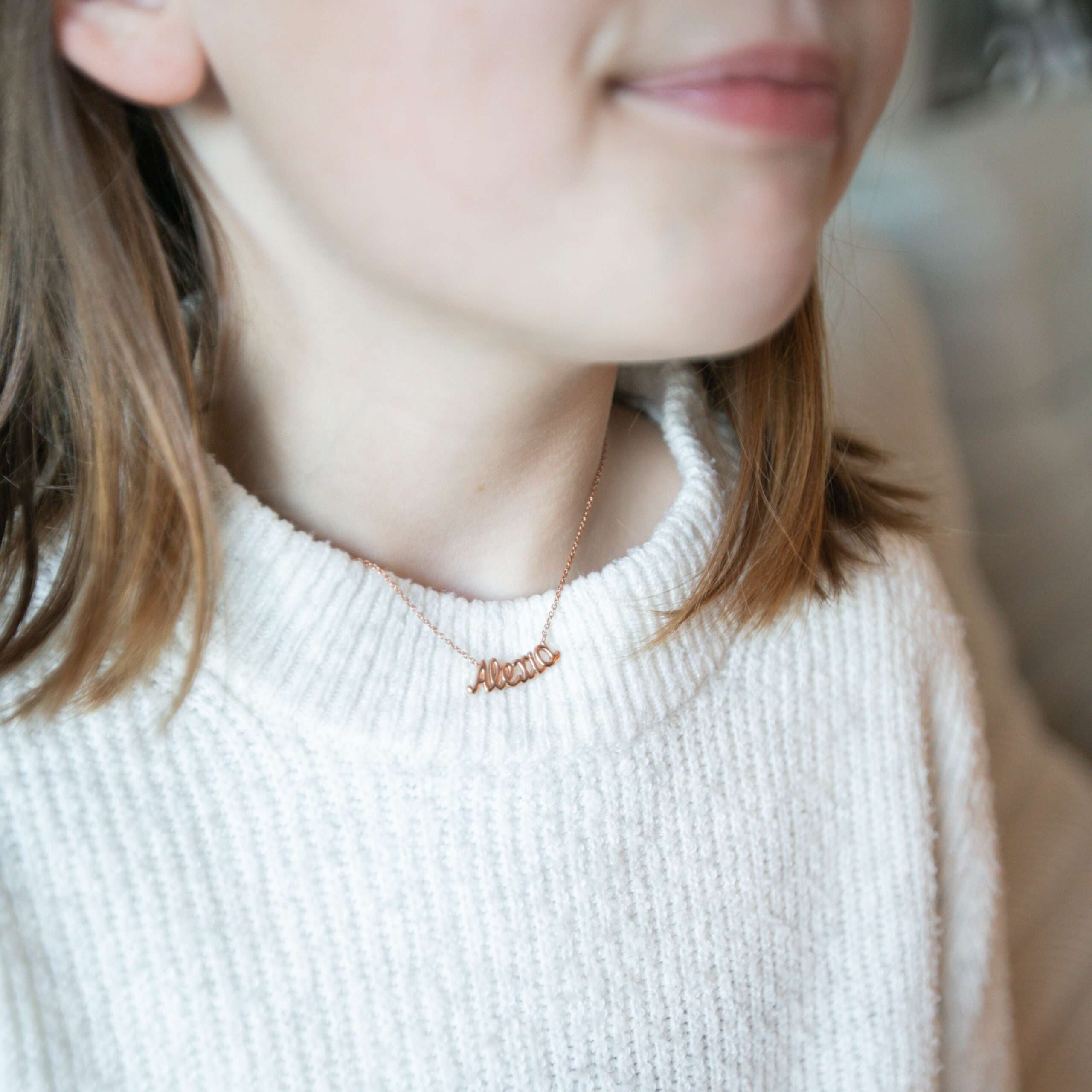 Collier enfant nom