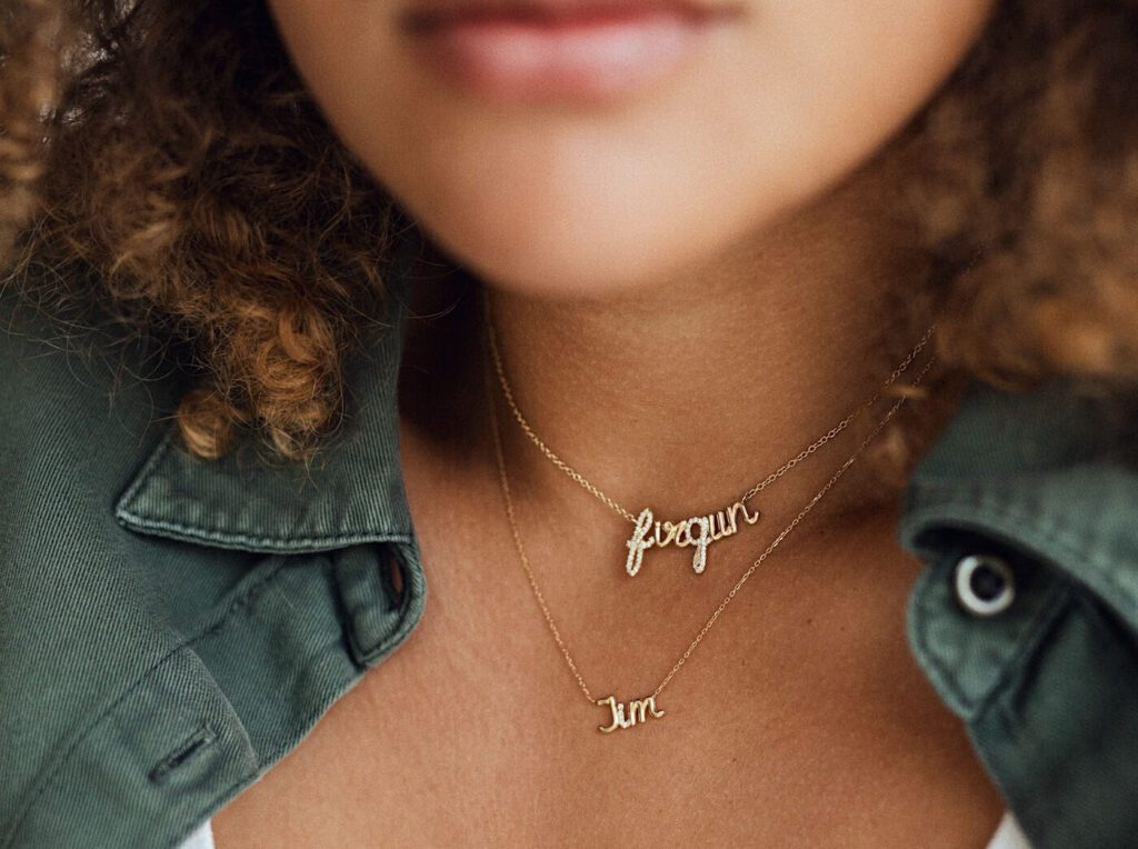 bijou signature, bijou personnalisé, bijou personnalisable
